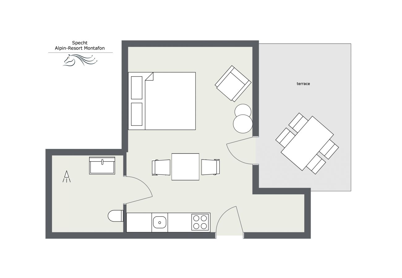 Studio in Gargellen - Living Concept on 1.500 Meter Sealevel 