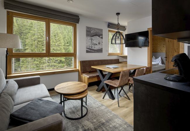 Appartement in Gargellen - Appartement met twee slaapkamers, een tweepersoonsbed en een eenpersoonsbed   Appartement in Gargellen - Appartement met twee slaapkamers, een tweepersoonsbed en een eenpersoonsbed