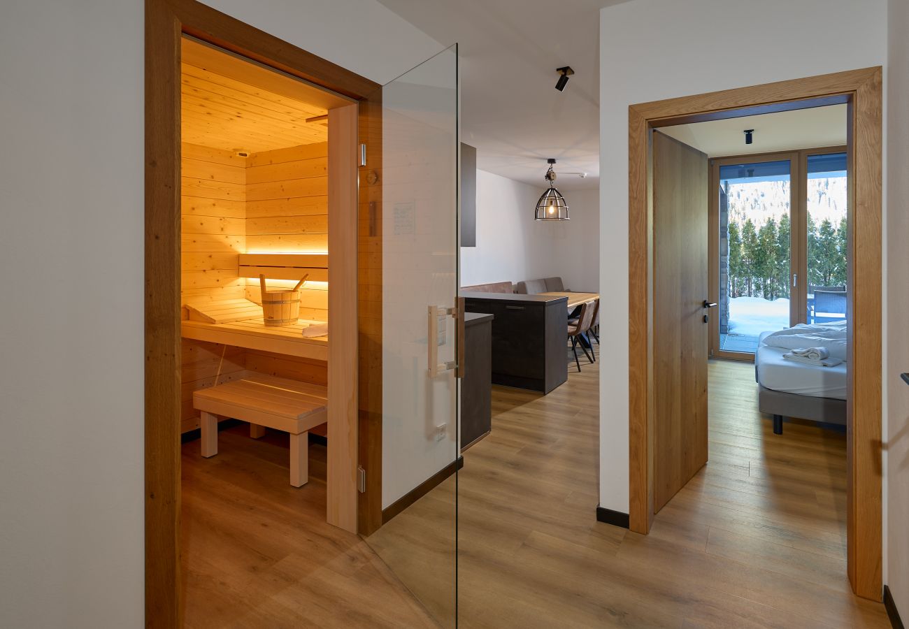 Appartement in Gargellen - Ruim appartement met twee slaapkamers met Sauna 