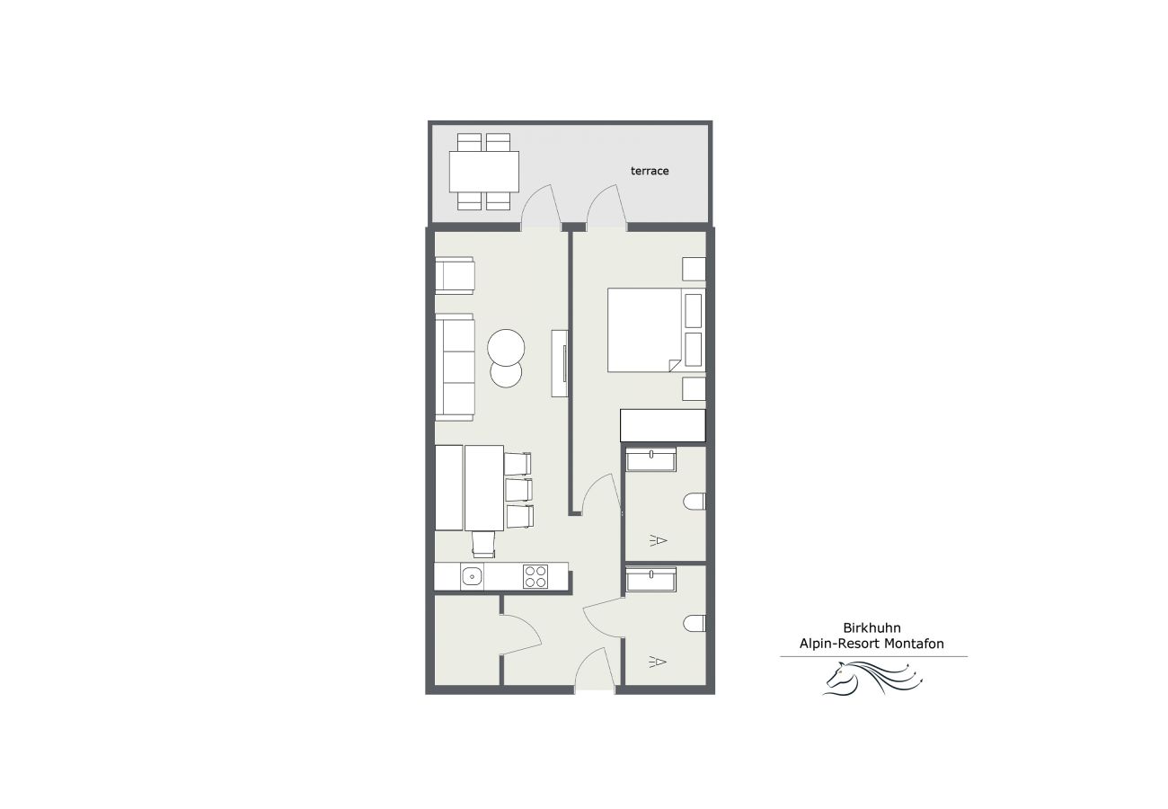 Ferienwohnung in Gargellen - 50m2 Investment-Wohnung an der Skipiste in Gargellen | 305