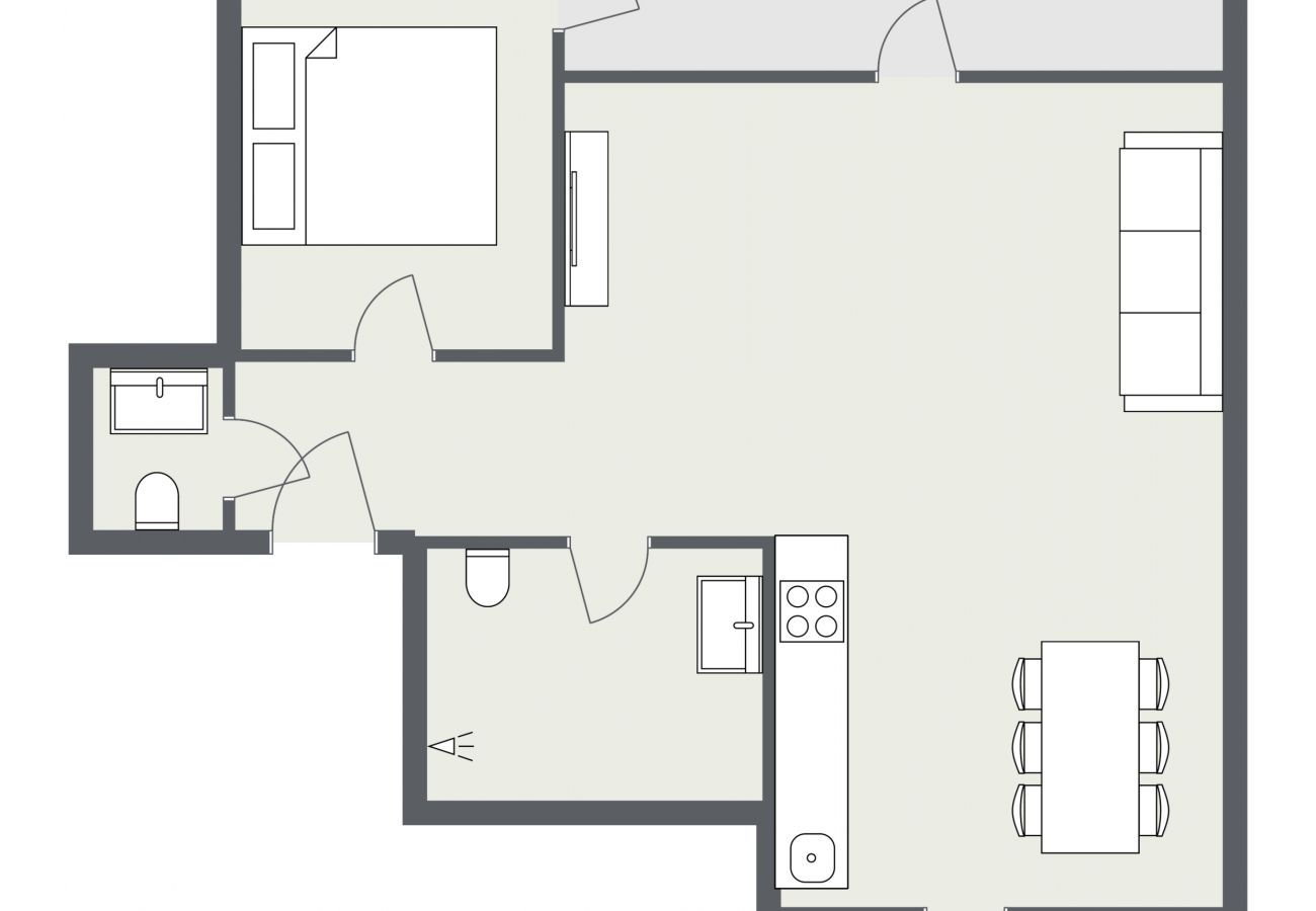 Ferienwohnung in Gargellen - Zwei-Schlafzimmer Wohnapartment 