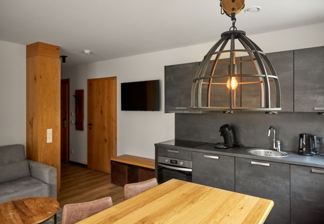 Ferienwohnung in Gargellen - Zwei-Raum Apartment mit einem Schlafzimmer und Sauna Ferienwohnung in Gargellen - Zwei-Raum Apartment mit einem Schlafzimmer und Sauna