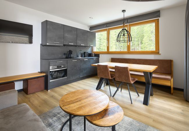 Ferienwohnung in Gargellen - Zwei-Raum Apartment mit einem Schlafzimmer und Sauna Ferienwohnung in Gargellen - Zwei-Raum Apartment mit einem Schlafzimmer und Sauna