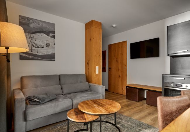Ferienwohnung in Gargellen - Zwei-Raum Apartment mit einem Schlafzimmer und Sauna Ferienwohnung in Gargellen - Zwei-Raum Apartment mit einem Schlafzimmer und Sauna