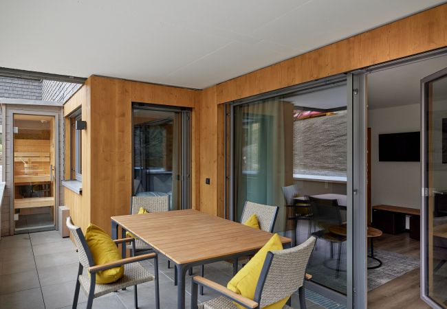 Ferienwohnung in Gargellen - Zwei-Raum Apartment mit einem Schlafzimmer und Sauna Ferienwohnung in Gargellen - Zwei-Raum Apartment mit einem Schlafzimmer und Sauna