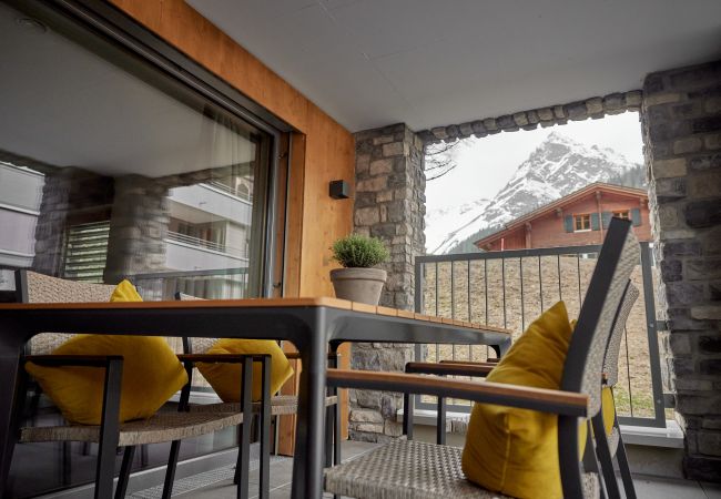 Ferienwohnung in Gargellen - Zwei-Schlafzimmer-Apartment mit zwei Doppelbetten und einem Etagenbett  Ferienwohnung in Gargellen - Zwei-Schlafzimmer-Apartment mit zwei Doppelbetten und einem Etagenbett