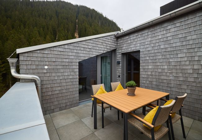 Ferienwohnung in Gargellen - Apartment mit zwei Schlafzimmer mit Doppelbett und Einzelbetten  Ferienwohnung in Gargellen - Apartment mit zwei Schlafzimmer mit Doppelbett und Einzelbetten