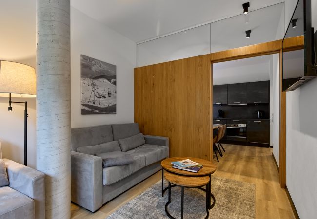 Ferienwohnung in Gargellen - Großes Apartment mit Schlafzimmer und Wohn-Schlafzimmer  Ferienwohnung in Gargellen - Großes Apartment mit Schlafzimmer und Wohn-Schlafzimmer
