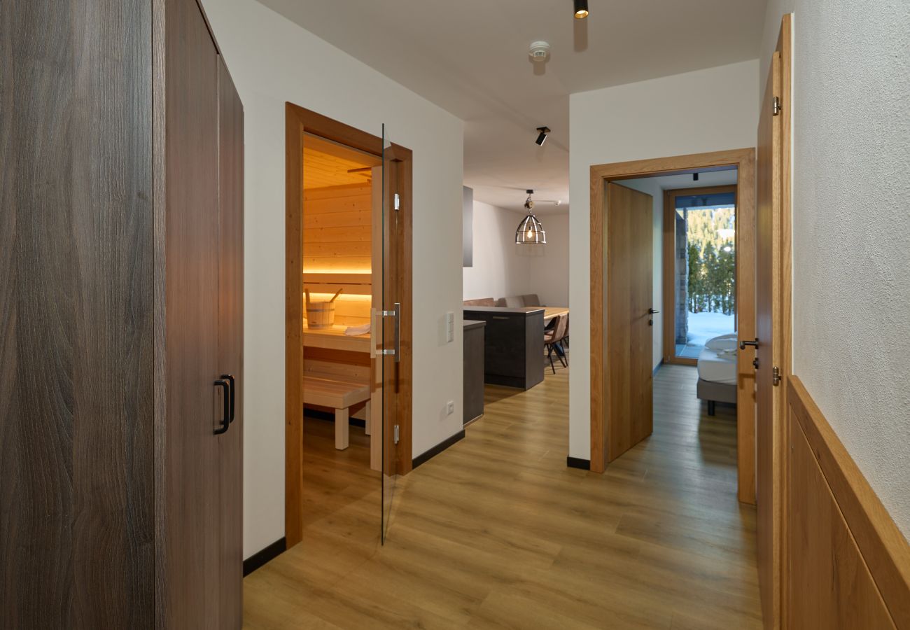 Ferienwohnung in Gargellen - Großzügiges Zwei-Schlafzimmer Apartment mit Sauna 