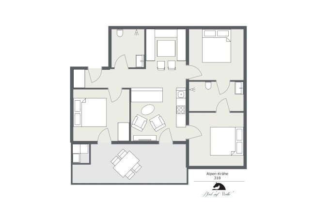 Ferienwohnung in Gargellen - Große Drei-Schlafzimmer Wohnung mit Sauna Ferienwohnung in Gargellen - Große Drei-Schlafzimmer Wohnung mit Sauna